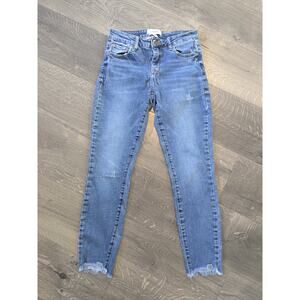 Pistola Premium Skinny Jeans Frayed Hem Sz 27